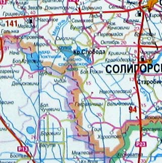 Минская область карта